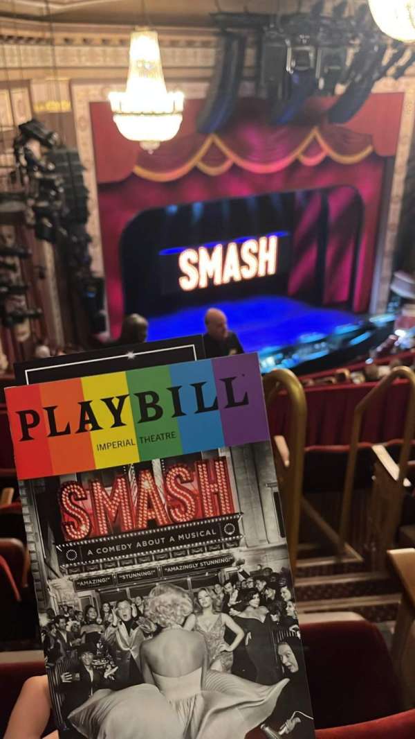 Imperial Theatre, section: Rear Mezzanine R, row: E, seat: 102