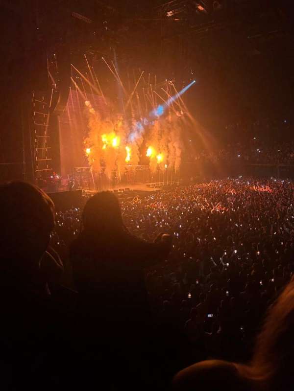 Co-op Live, section: 104, row: 4