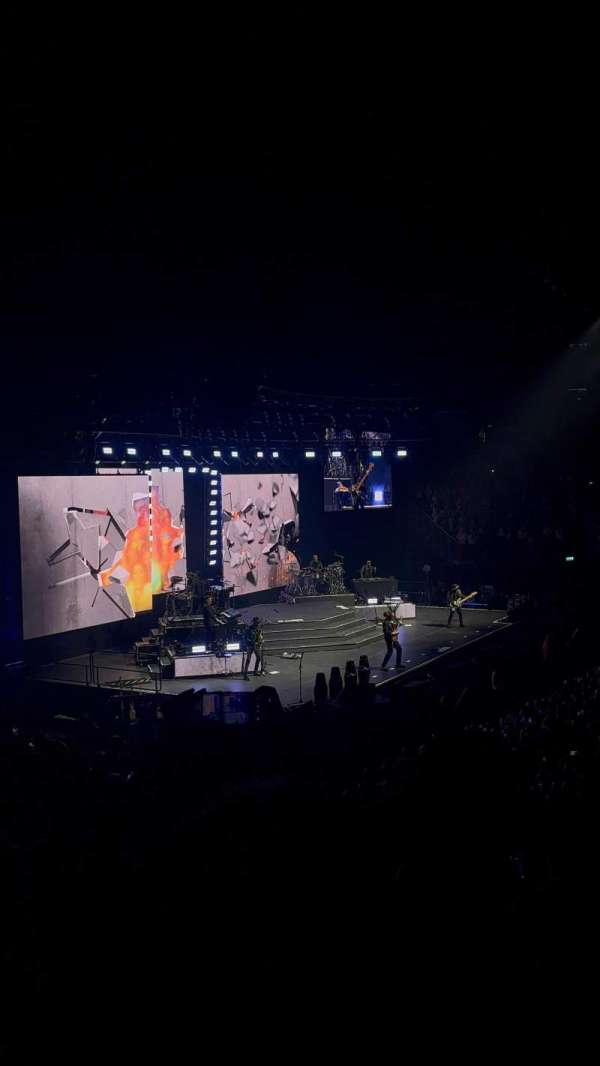 The O2, London, section: 101, row: s, seat: 36