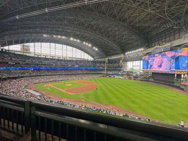 American Family Field, section: 311, row: 1, seat: 6