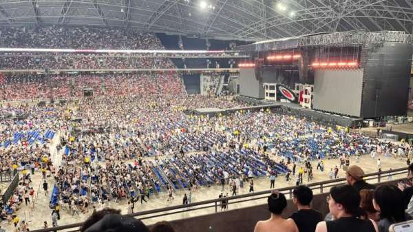Singapore National Stadium, section: 413, row: D, seat: 14