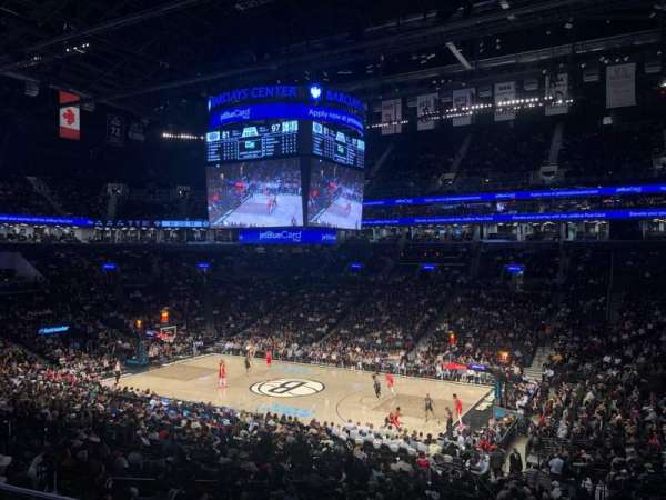 Barclays center, section: 105, row: 8, seat: 19
