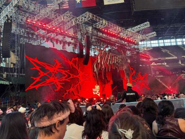 Globe Life Field, section: Floor C, row: 6, seat: 21-23