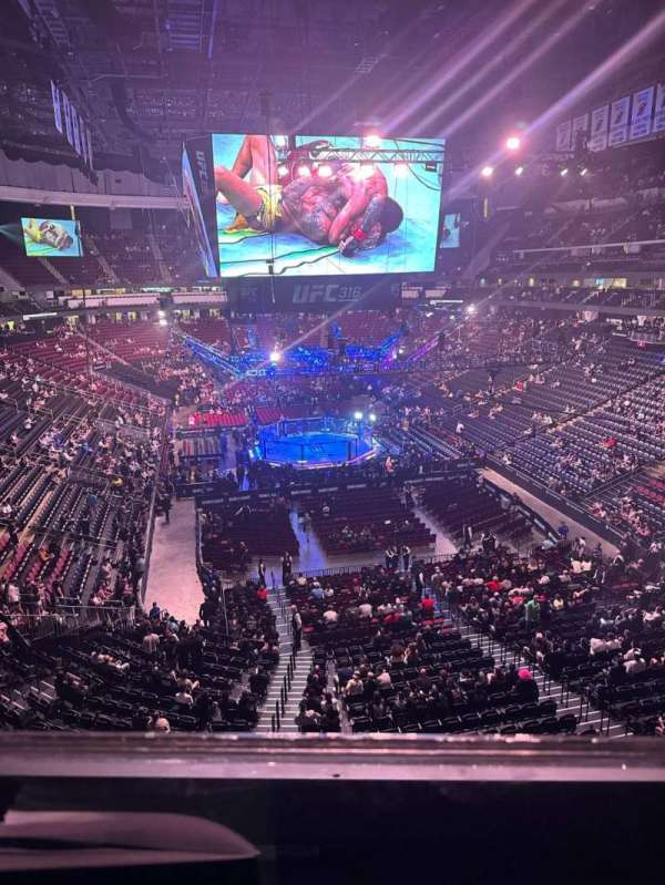 Prudential Center, section: 102, row: 1, seat: 10