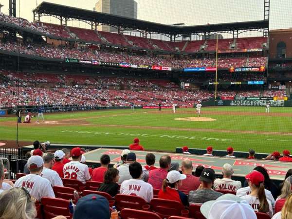 Busch Stadium, section: 144, row: 1, seat: 10