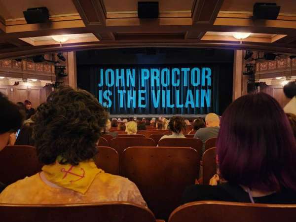Booth Theatre, section: Orchestra C, row: O, seat: 111