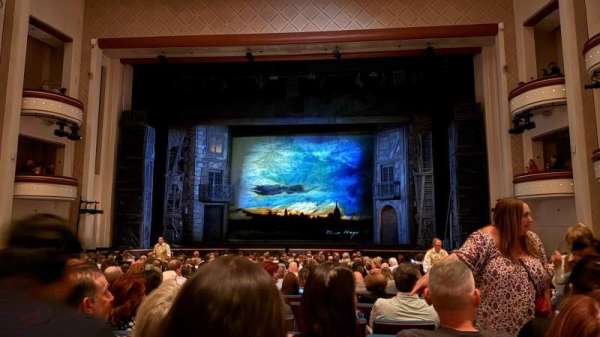 Belk theater, section: Orchestra C, row: R, seat: 303