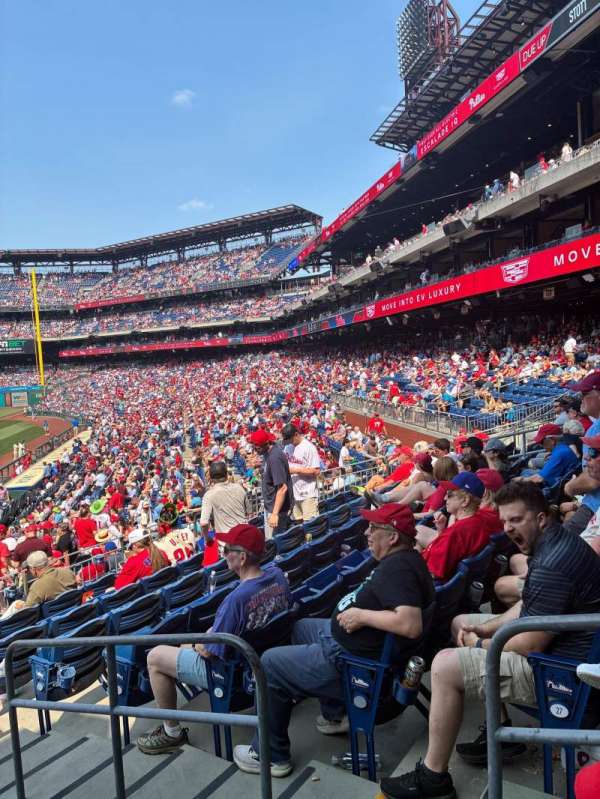 Citizens Bank Park, section: 124, row: 28, seat: 3