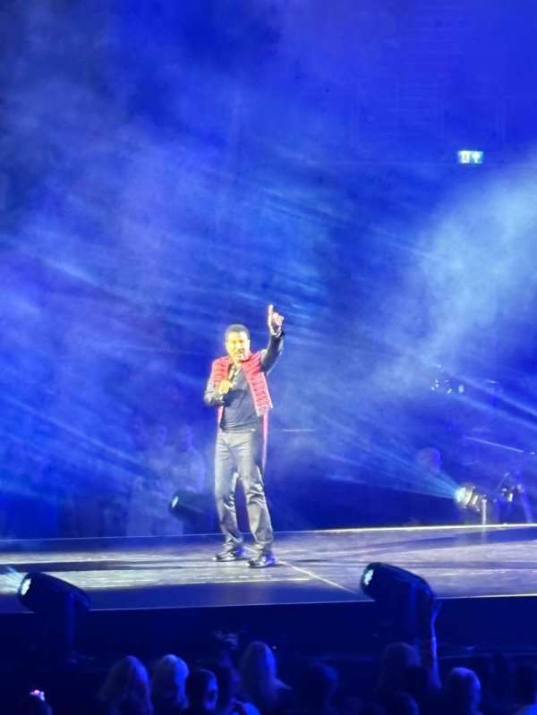The O2, London, section: 112, row: L, seat: 364