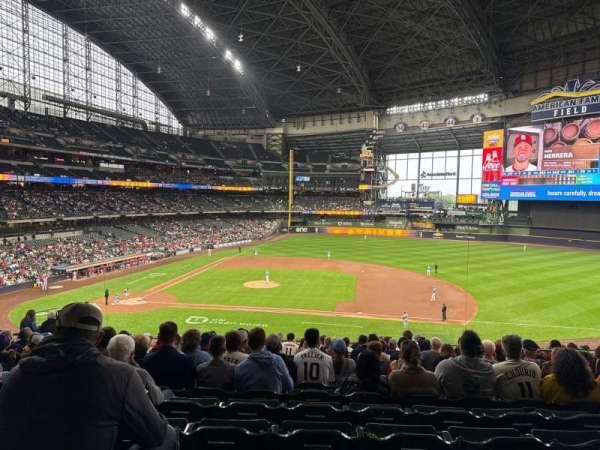 American Family Field, section: 213, row: 16, seat: 17