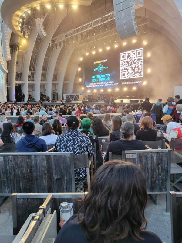 Hollywood Bowl, section: GARDEN 1, row: 311, seat: 3