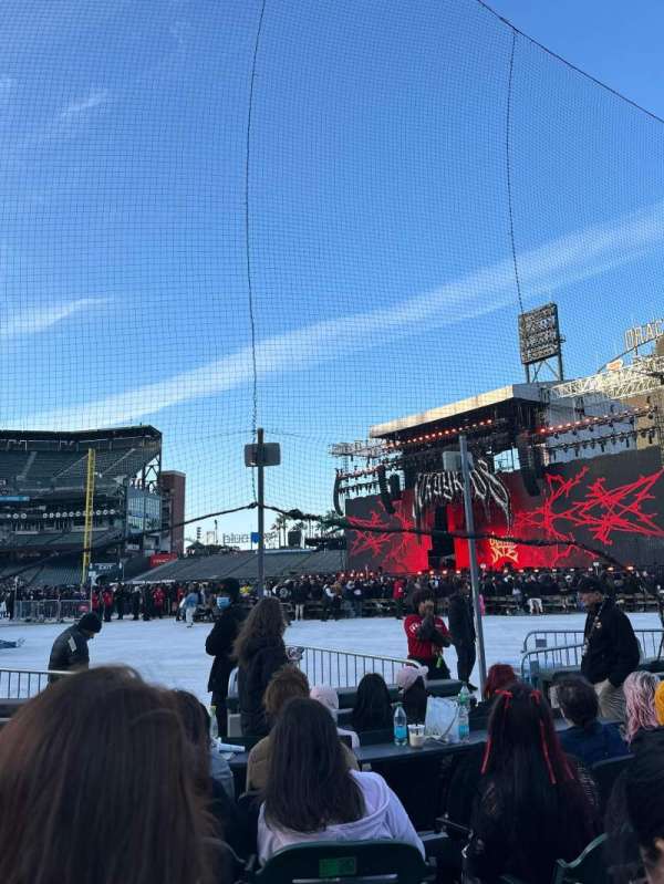 Oracle Park, section: 103, row: 5, seat: 7