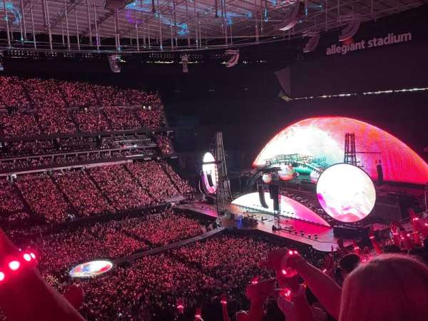 Allegiant Stadium, section: 334, row: 9, seat: 3
