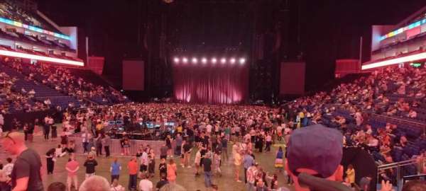 The O2, London, section: 108, row: n, seat: 226