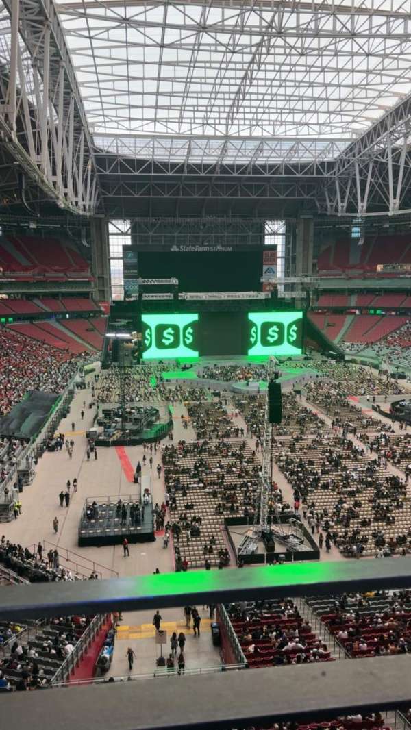State Farm Stadium, section: 431, row: A, seat: 4