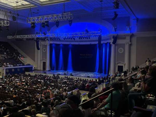 DAR Constitution Hall, section: G, row: F, seat: 2