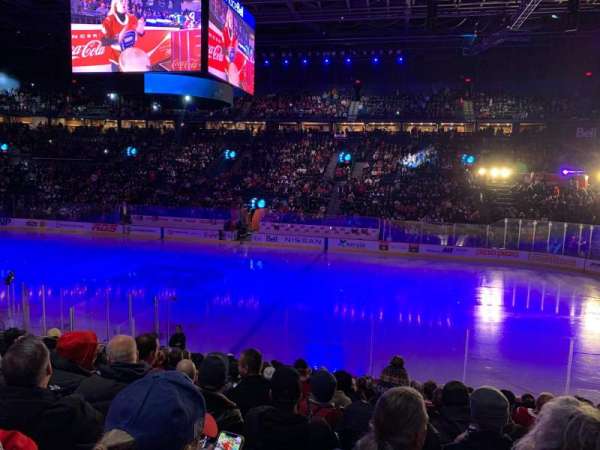 Place Bell, section: 108, row: P, seat: 10