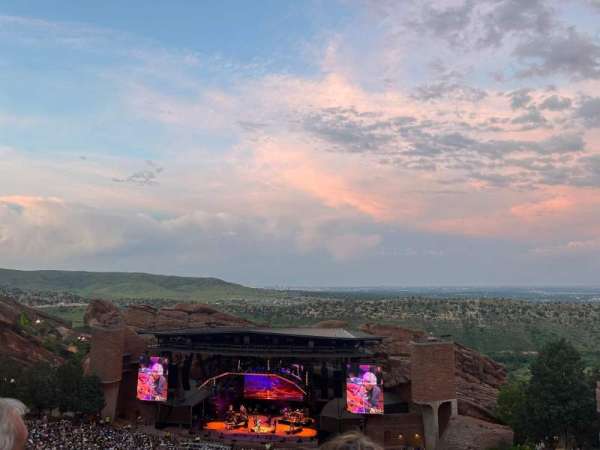 Red Rocks Amphitheatre, section: Center Right, row: 52, seat: 52