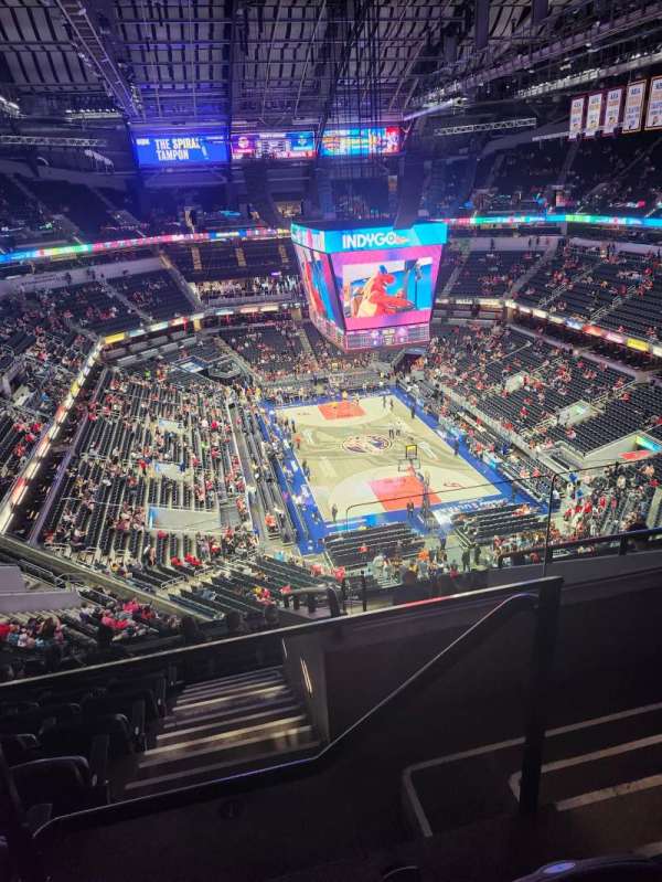 Gainbridge Fieldhouse, section: 218, row: 9, seat: 2