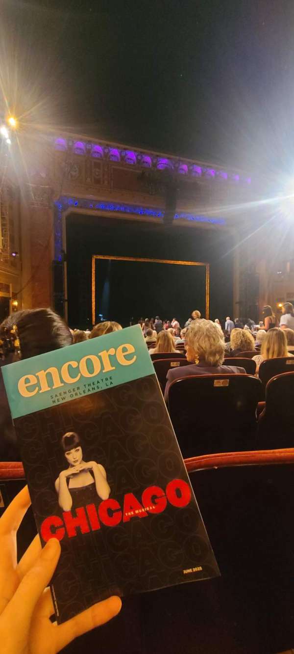 Saenger Theatre, New Orleans, section: Orchestra L, row: W, seat: 17