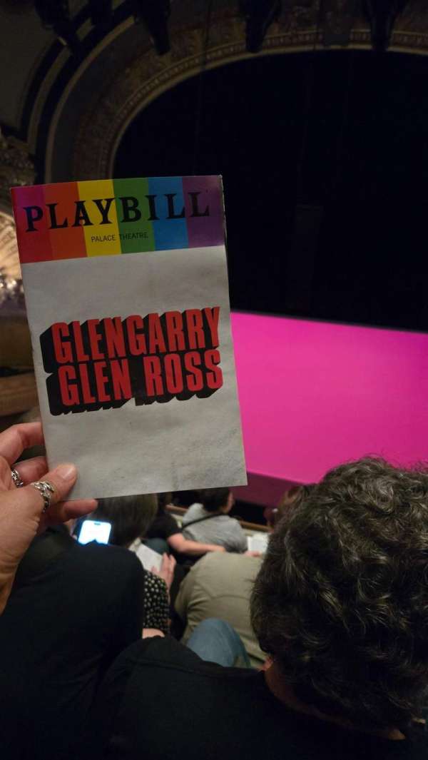 Palace Theatre, Broadway, section: Mezzanine C, row: E, seat: 111