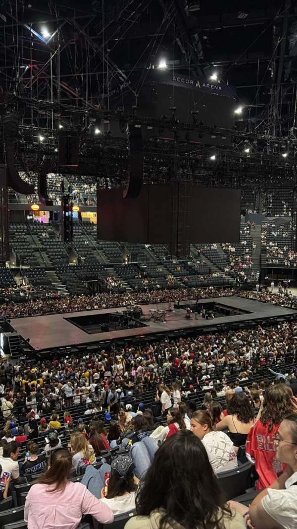 Accor Arena, section: Gradin N, row: 3, seat: 25