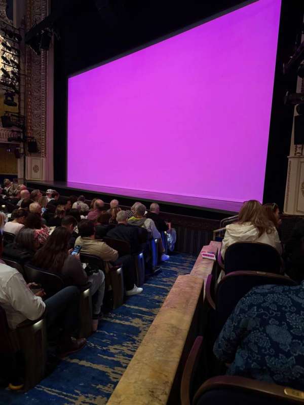 Palace Theatre, Broadway, section: Orchestra R, row: G, seat: 2