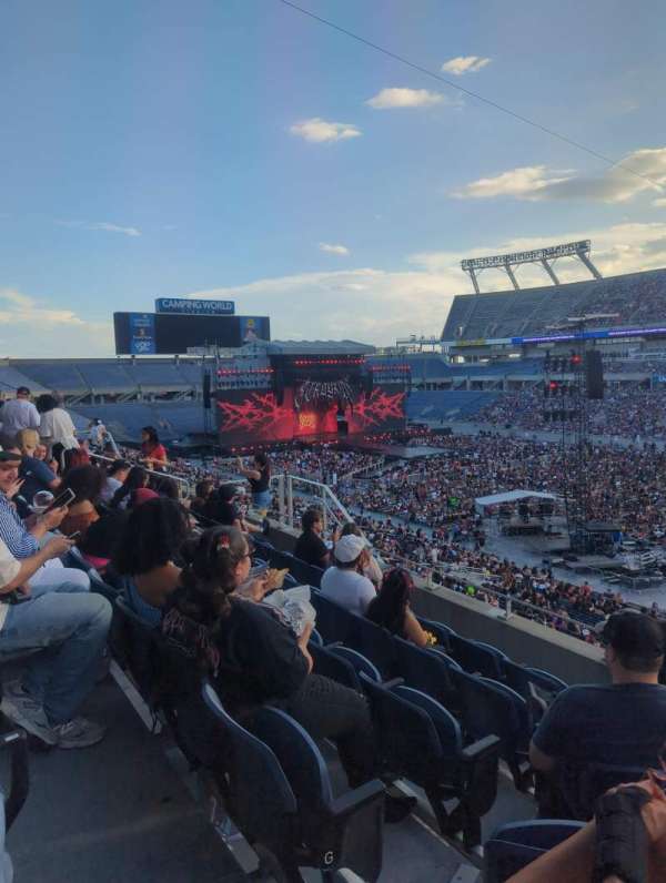 Camping World Stadium, section: P01, row: J, seat: 20