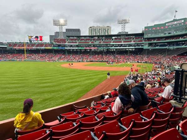 Fenway Park, section: Grandstand 33, row: 1, seat: 5