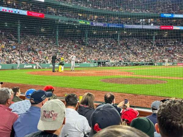 Fenway Park, section: Field Box 31, row: C, seat: 1