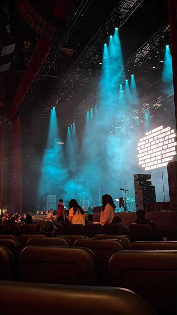 Peacock Theater, section: Orchestra Right, row: F, seat: 118