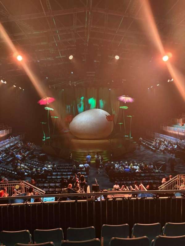 Under the Big Top Pavilion Toronto Cirque du Soleil, section: 200, row: M, seat: 5