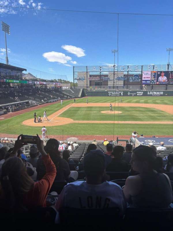 Las Vegas Ballpark, section: 108, row: W, seat: 6