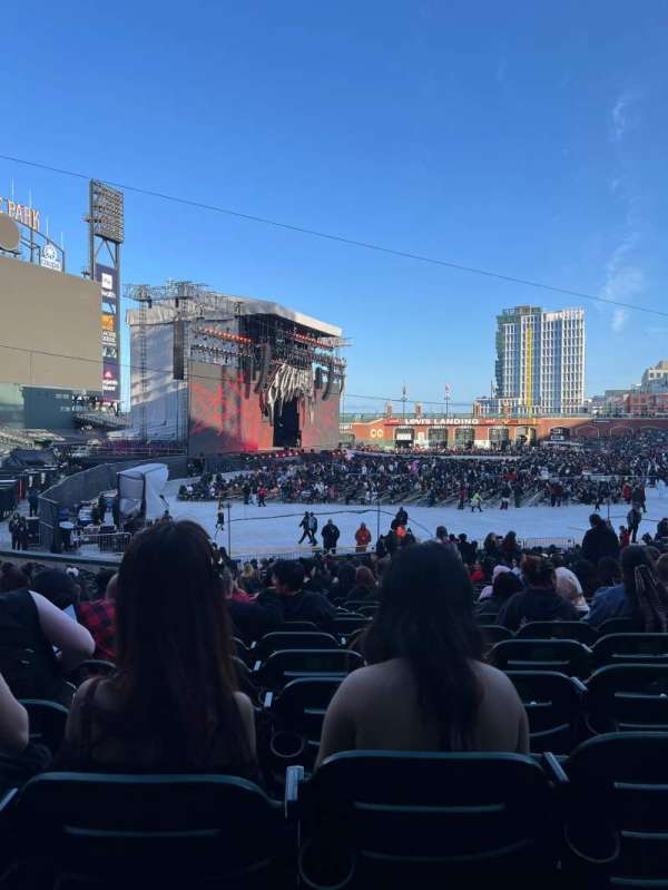 Oracle Park, section: 131, row: 29, seat: 12