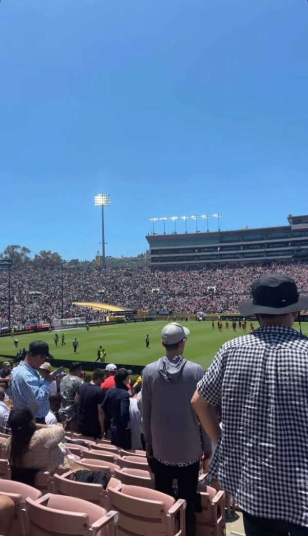 Rose Bowl, section: 5-H, row: 20, seat: 101-104