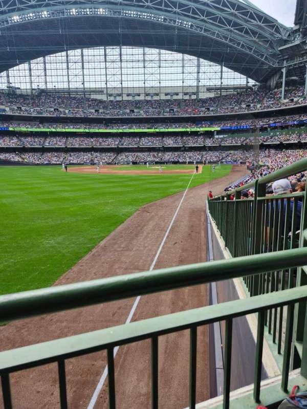 American Family Field, section: 131, row: 23, seat: 9