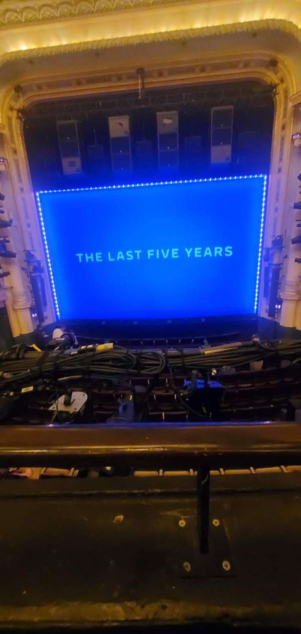 Hudson Theatre, section: Dress Circle C, row: A, seat: 109