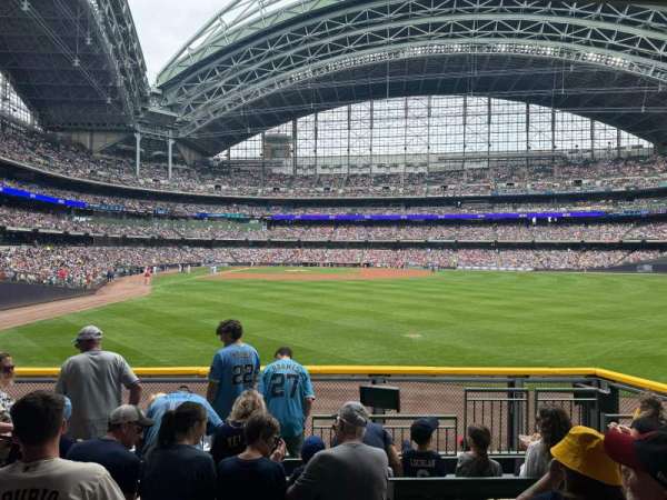 American Family Field, section: 103, row: 7, seat: 18
