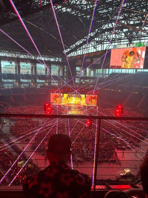 Globe Life Field, section: 313, row: 2, seat: 7