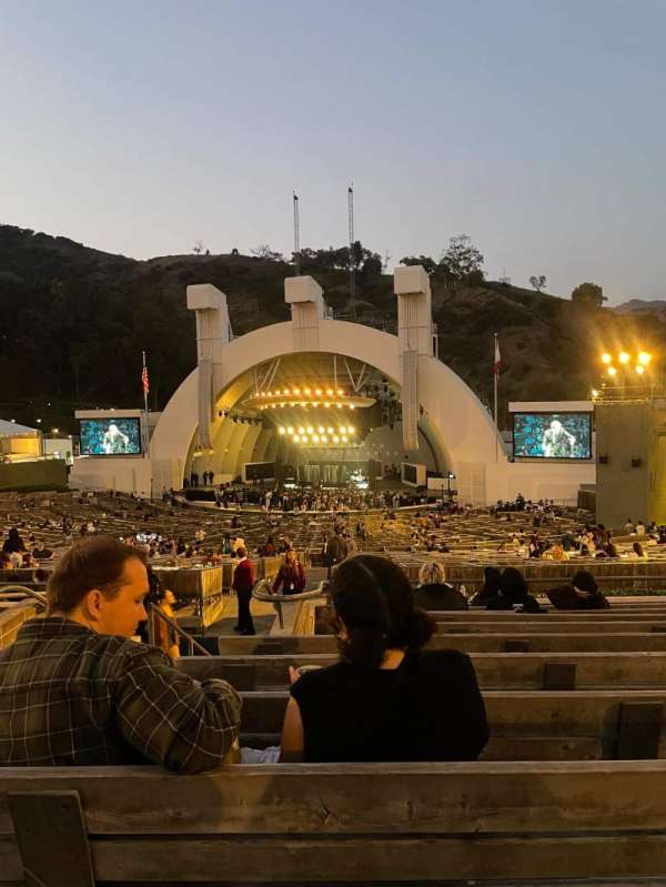 Hollywood Bowl, section: F1, row: 10, seat: 35