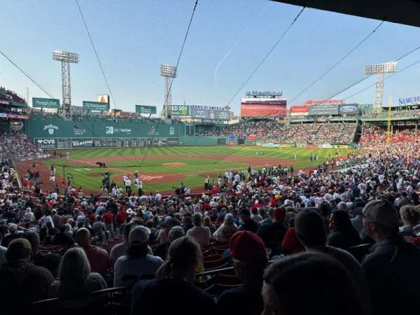 Fenway Park, section: Grandstand 19, row: 4, seat: 14