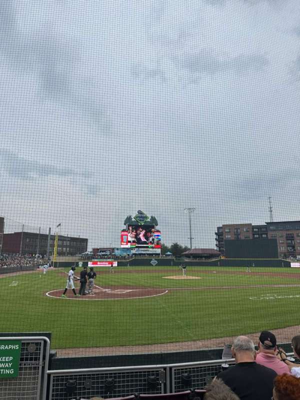 Day Air Ballpark, section: 108, row: 5, seat: 18