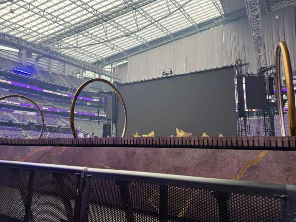 U.S. Bank Stadium, section: A7, row: 1, seat: 19