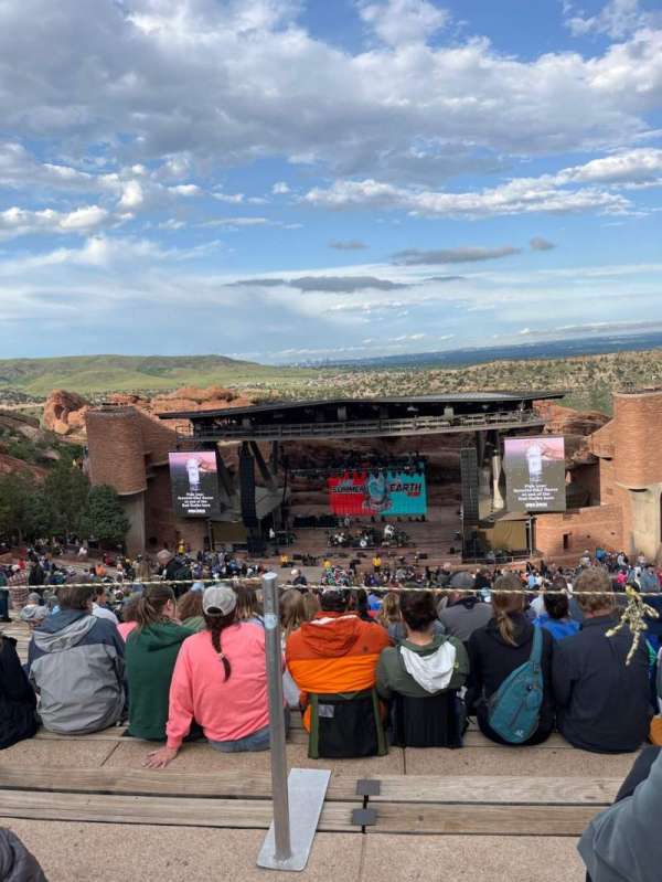 Red Rocks Amphitheatre, section: Center Right, row: 46, seat: 66