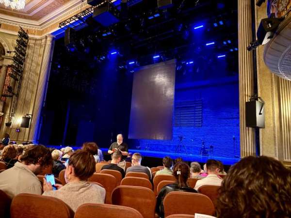 Music Box Theatre, section: Orchestra R, row: J, seat: 14