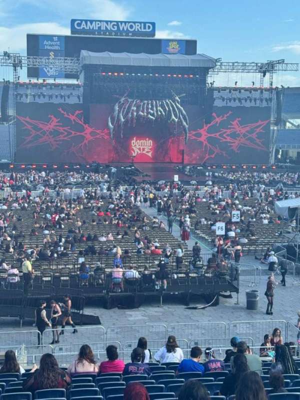 Camping World Stadium, section: 148, row: Y, seat: 22