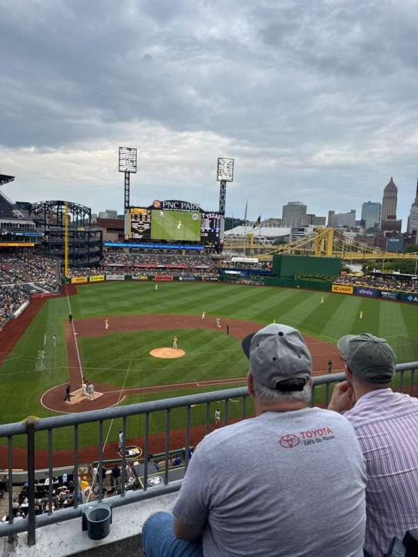 PNC Park, section: 212, row: B, seat: 11