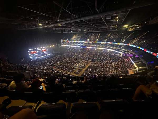 The O2, London, section: 407, row: L, seat: 606