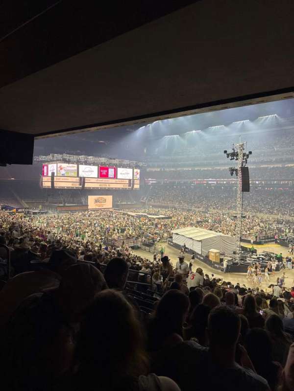 NRG Stadium, section: 102, row: JJ, seat: 15
