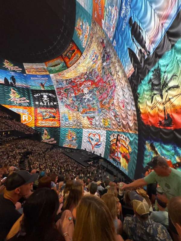 The Sphere, Vegas, section: 210, row: 14, seat: 16